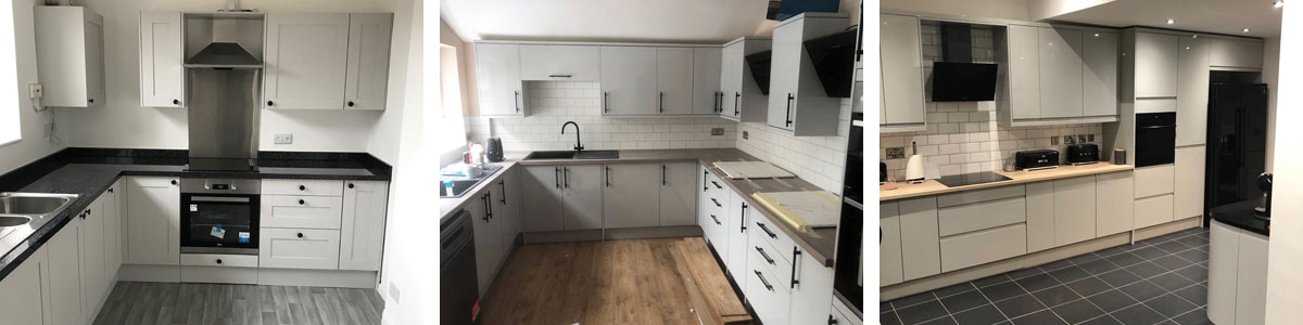 New kitchens recently installed in Chester and Wrexham