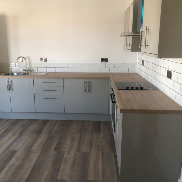Modern grey kitchen